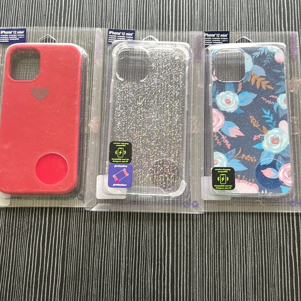 3 IPHONE 12 Mini phone Covers